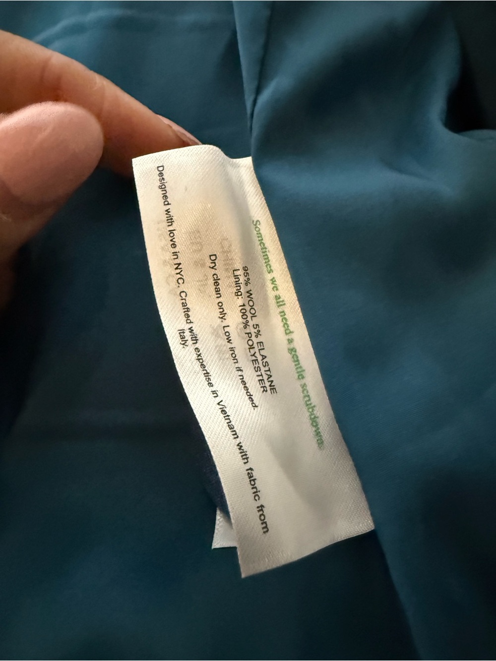 MM LaFleur The Aniya Crop Jacket - Italian Wool Twill bluebell size 6 nwt - Picture 12 of 14